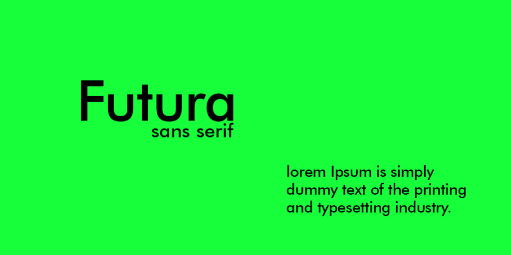futura is best fonts for apps