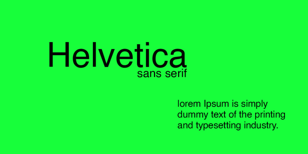 Helvetica is best fonts for apps