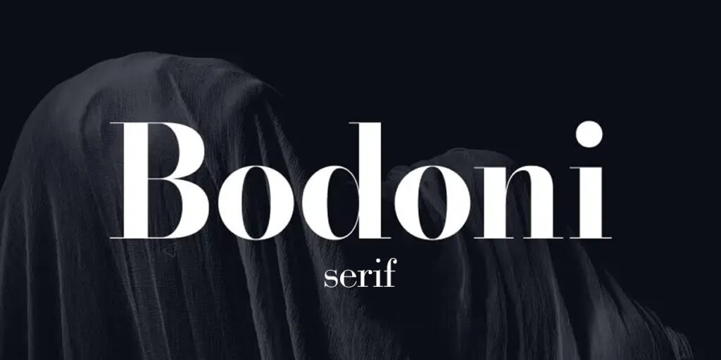 Bodoni is best fonts for apps