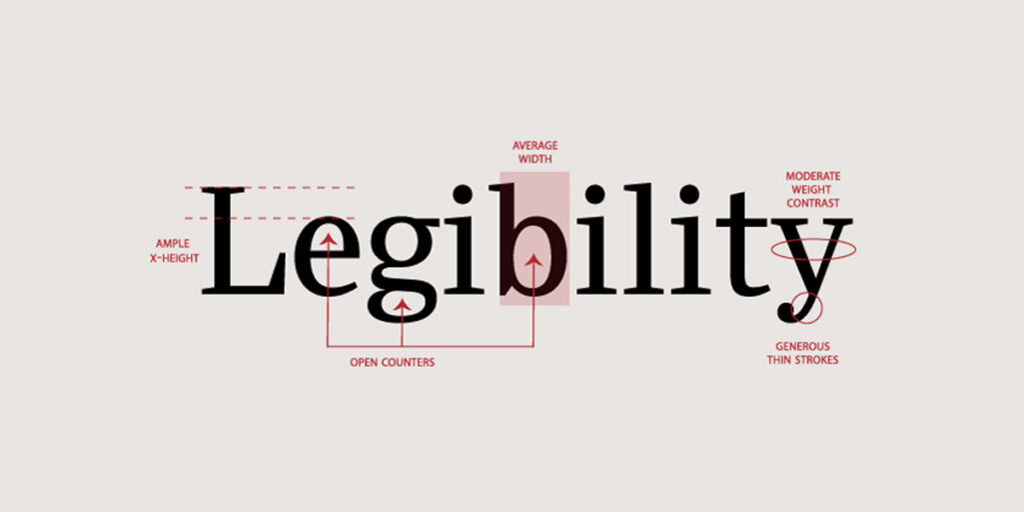 Consider Legibility for UI/UX Design
