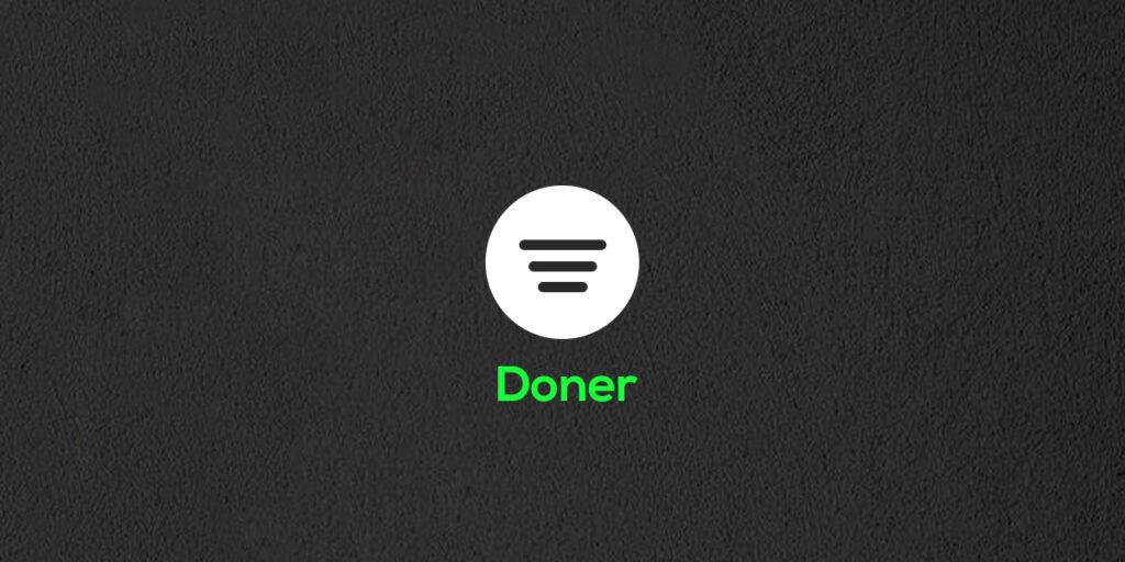 Doner Icon for Website Navigation