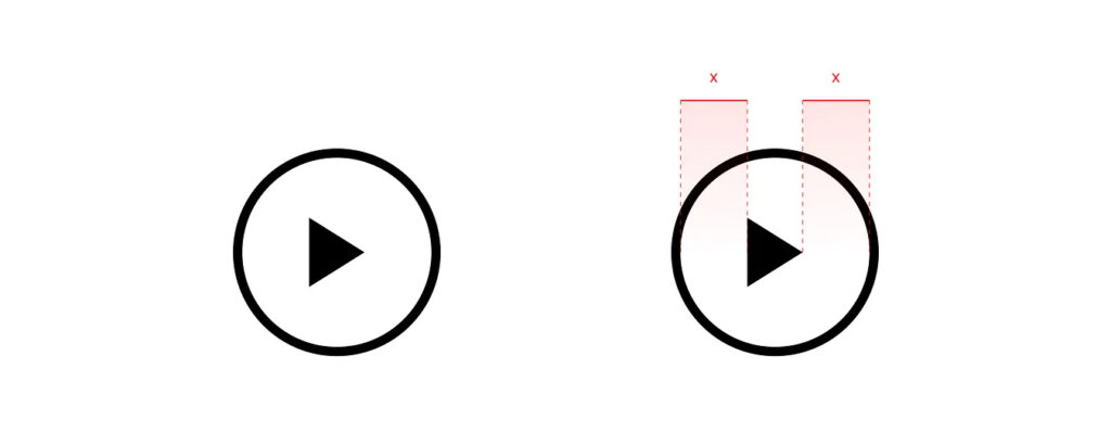 How to create proper alignment in icon design