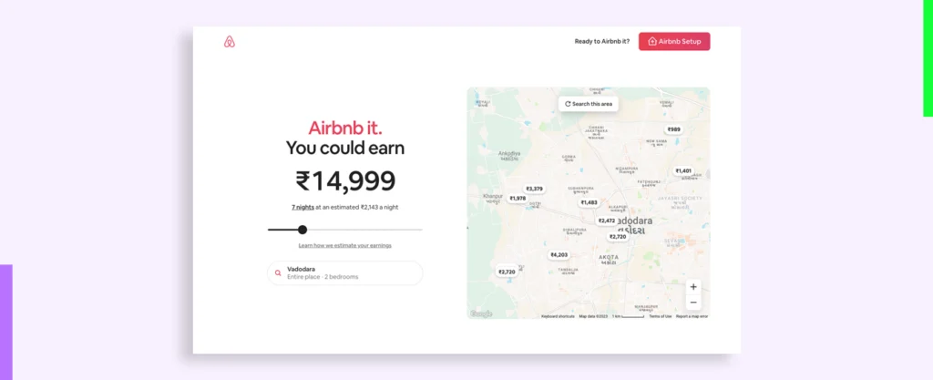 Airbnb the Best Landing Page Designs