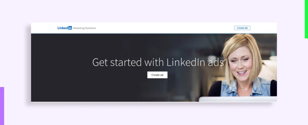 LinkedIn Marketing Solutions the Best Landing Page Designs