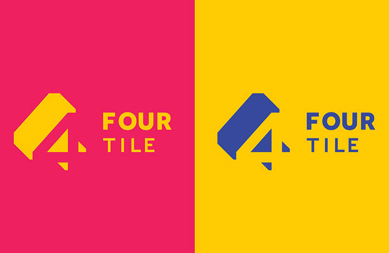 4 tile color branding