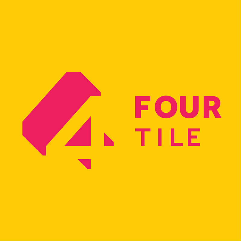 4 tile logo yellow