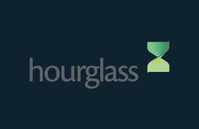 Logo Design of Hourglass