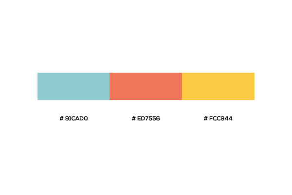 Color Palette for Logo of Papacream Design