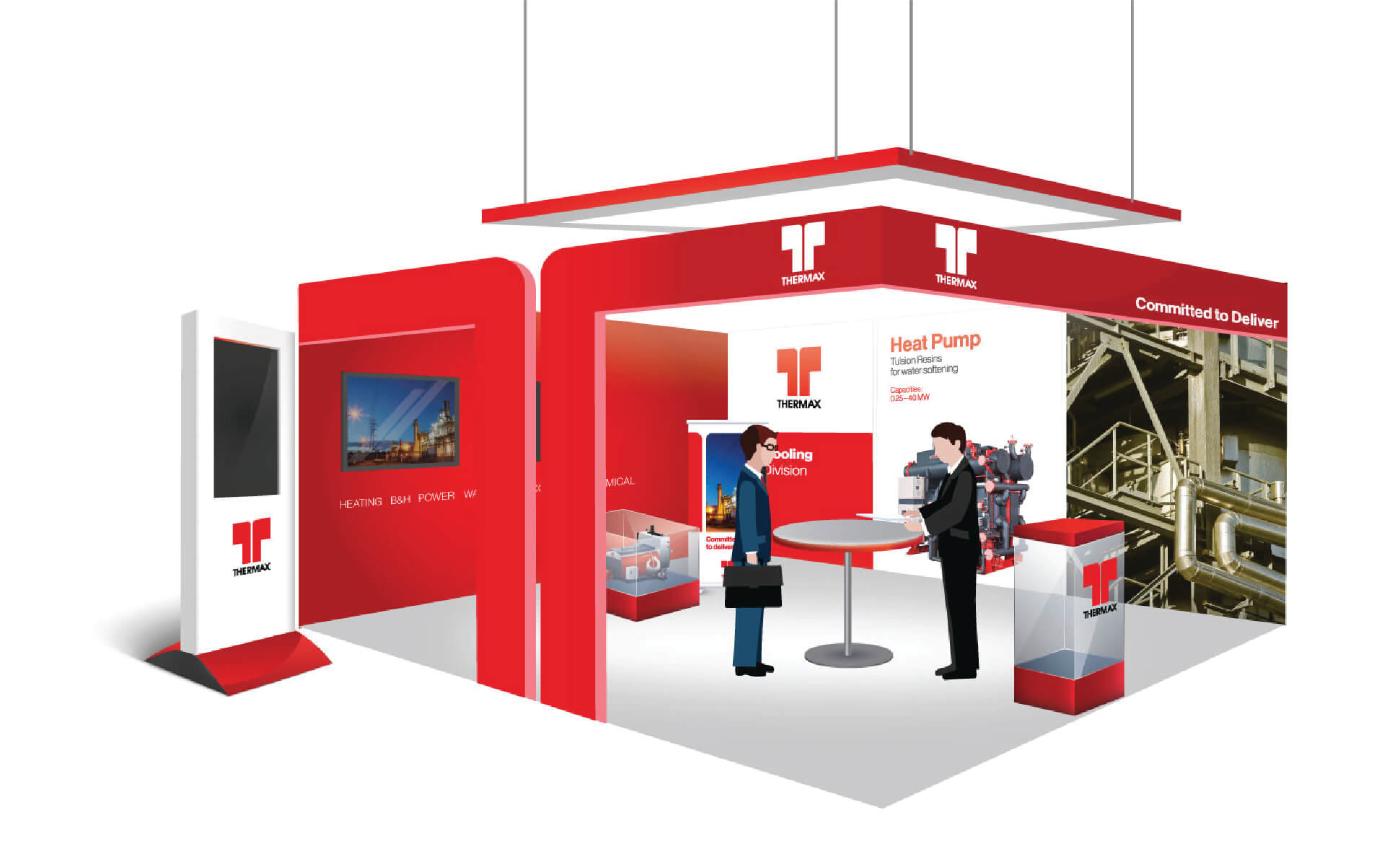 Exhibition Design of UI & UX for Thermax
