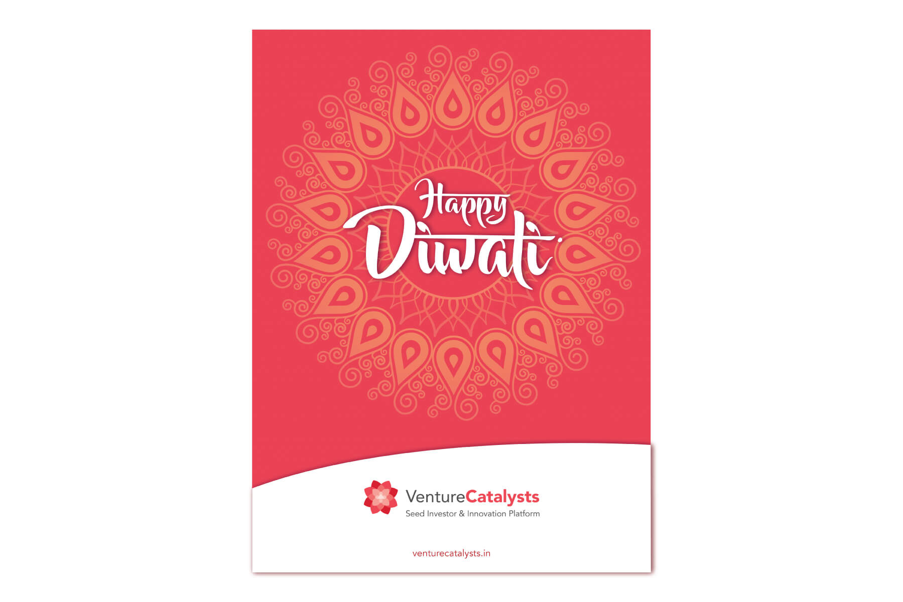 Happy Diwali Design by  Venture Catalysts Branding
